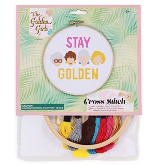 Other - The Golden Girls Stay Golden Cross Stitch Embroidery Kit